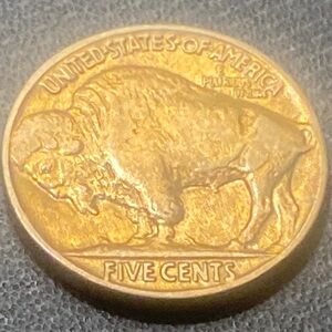 1937 P Buffalo Nickel / Luster and Toned